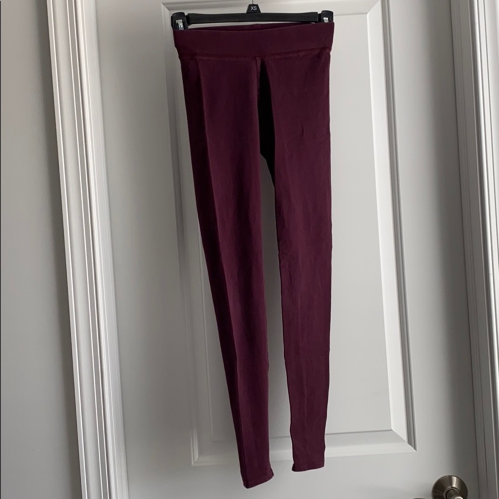 Maroon Leggings